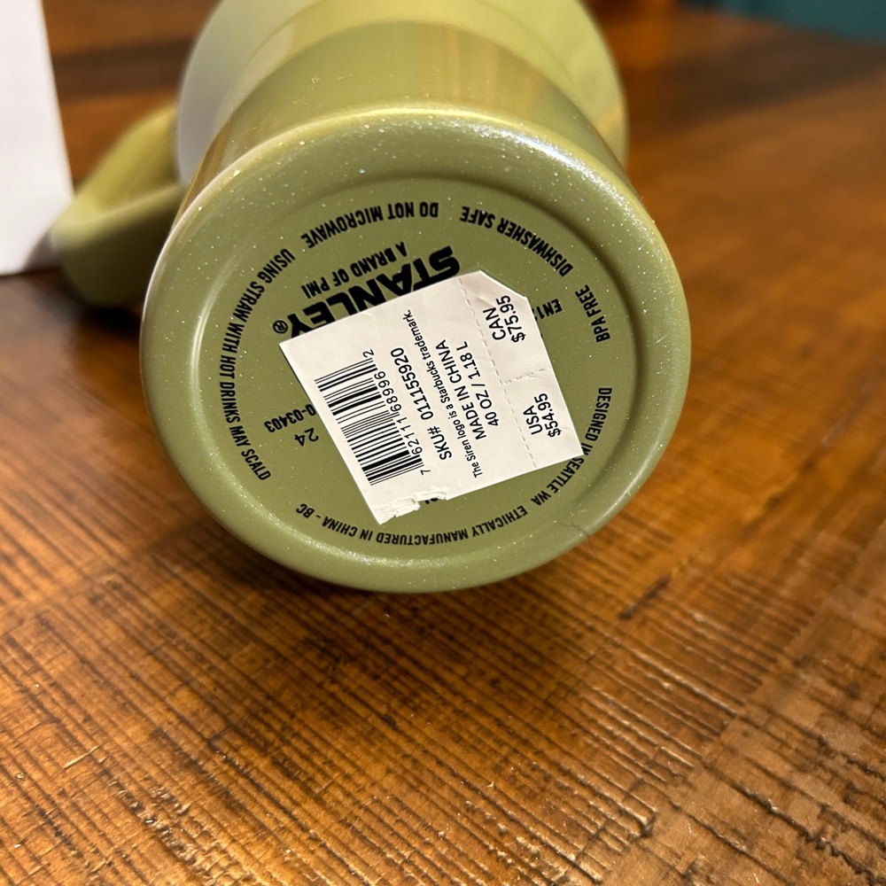 Moss green Stanley Starbucks cup
